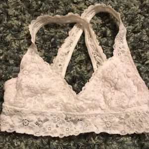 AERIE white bralette-small